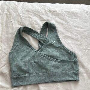 Women's Green Sports Bra